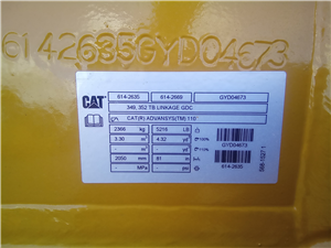 Part Number: BUC-352-6142600      for Caterpillar 352  