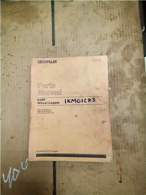 Part Number: MANUAL-938F          for Caterpillar 938F 