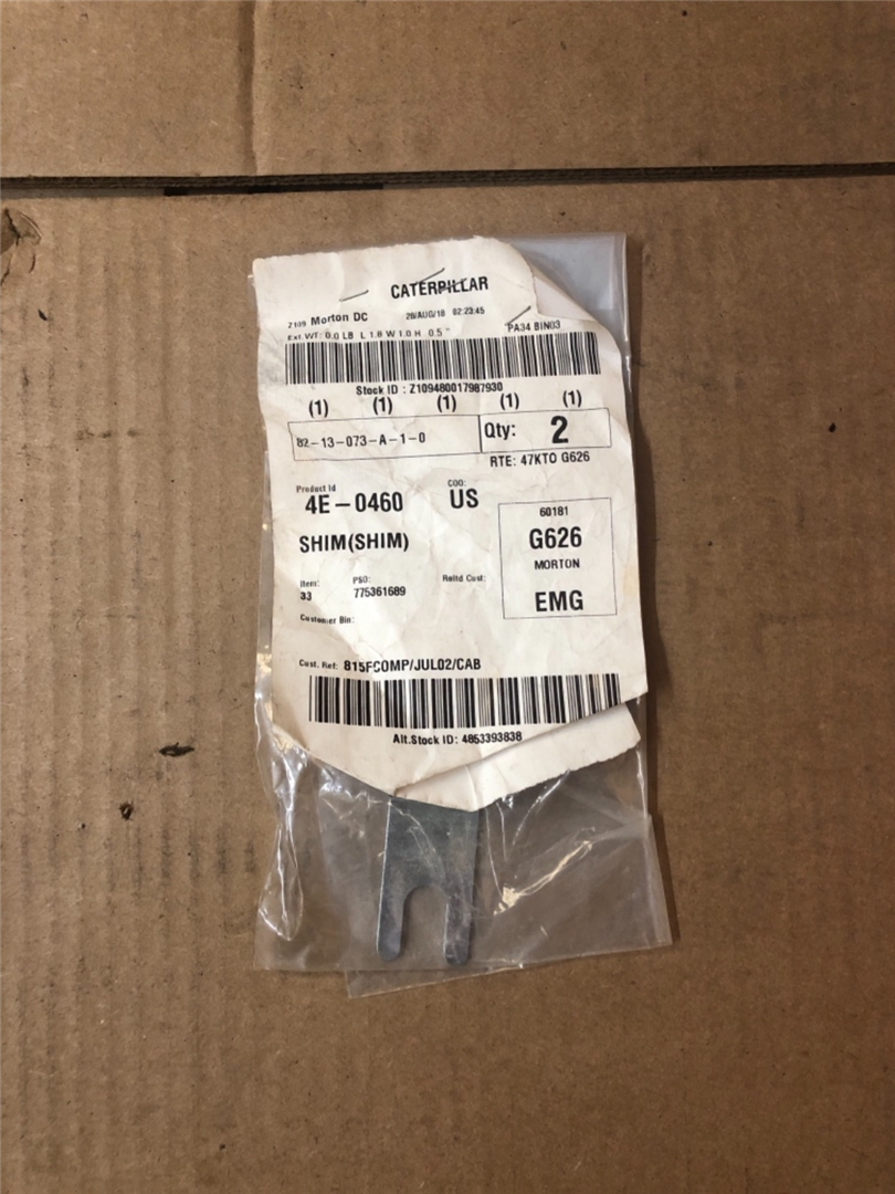 CAT 4E0460 part 1