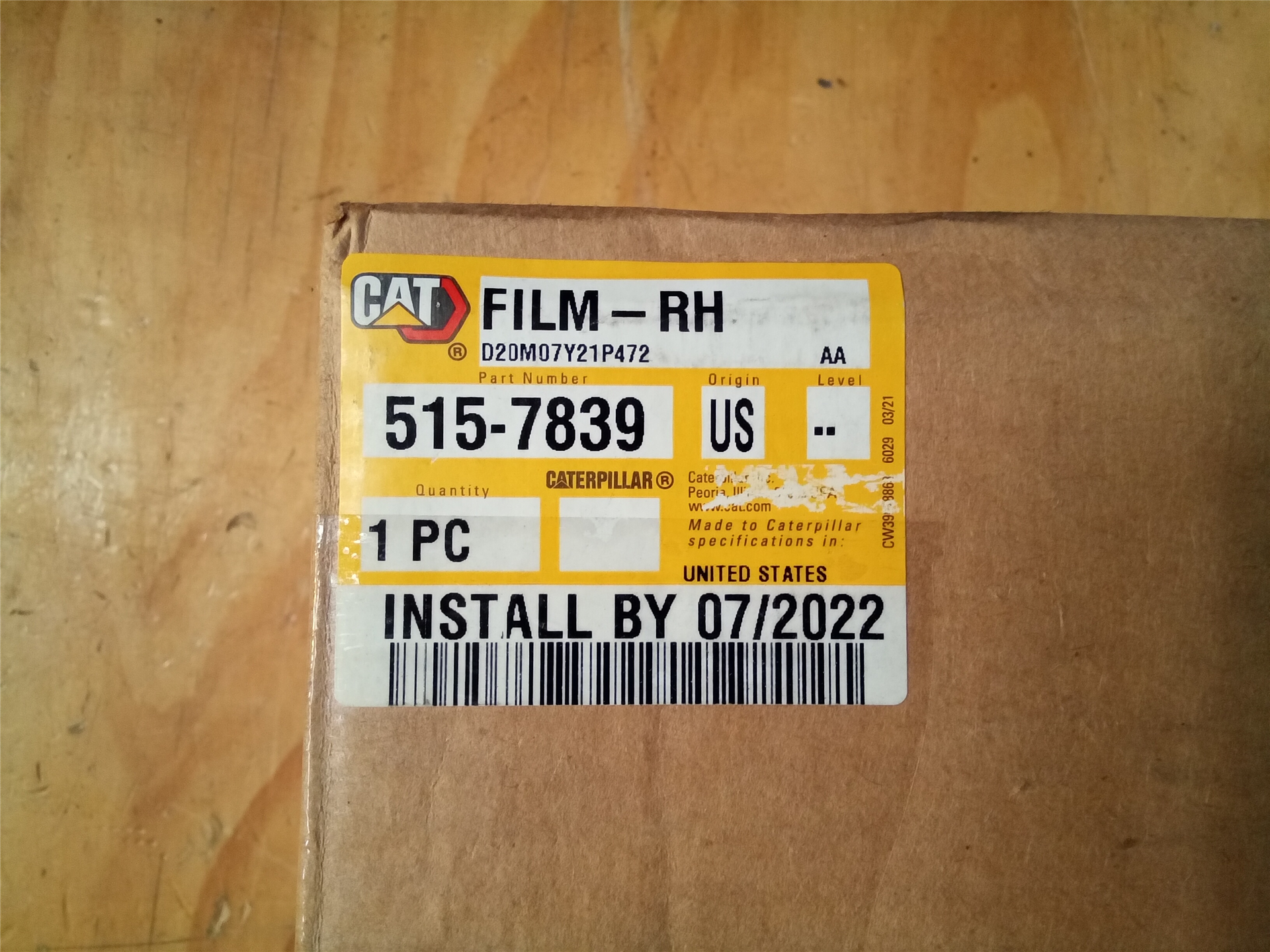 CAT 5157839 part 2