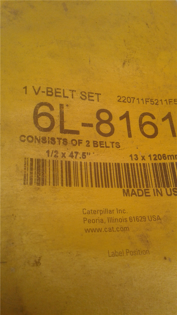CAT 6L8161 part 2