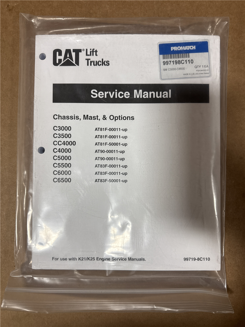 CAT 997198C110 part 1