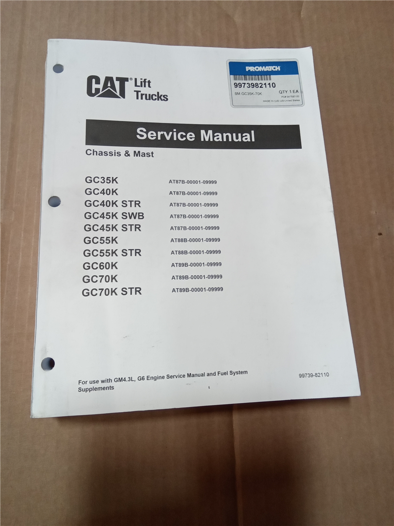 CAT 9973982110 part 1