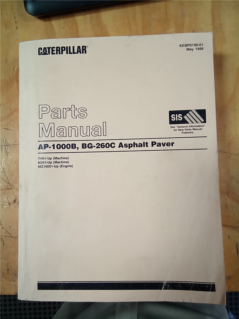 CAT MANUALAP1000B part 1