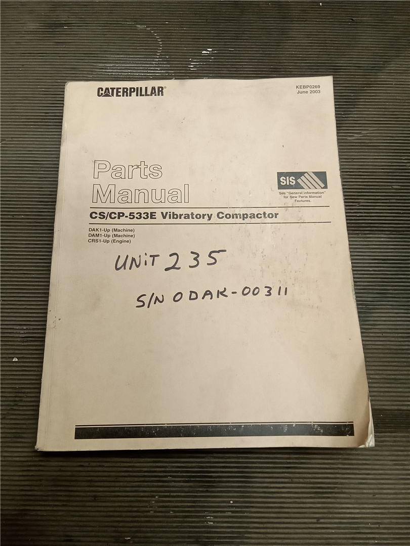 CAT MANUALCS533E part 1