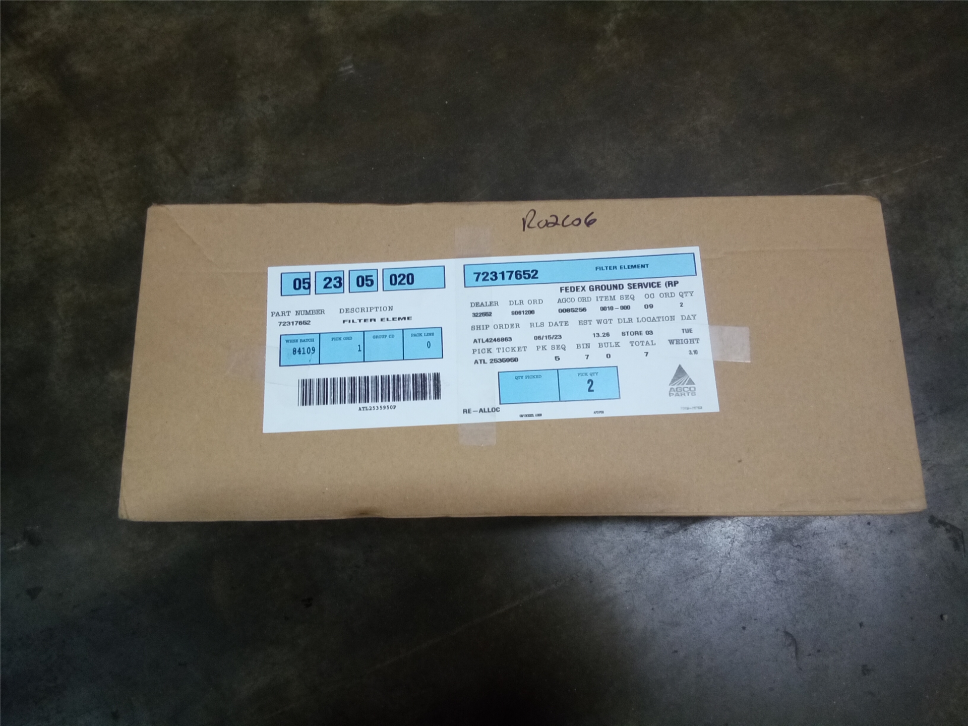 CAT 72317652 part 2