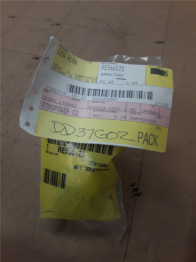 CAT RE566125 part 2